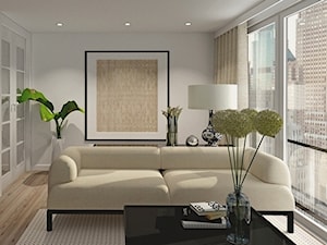 Apartament - Salon, styl nowoczesny - zdjęcie od Wizualnie Idealnie
