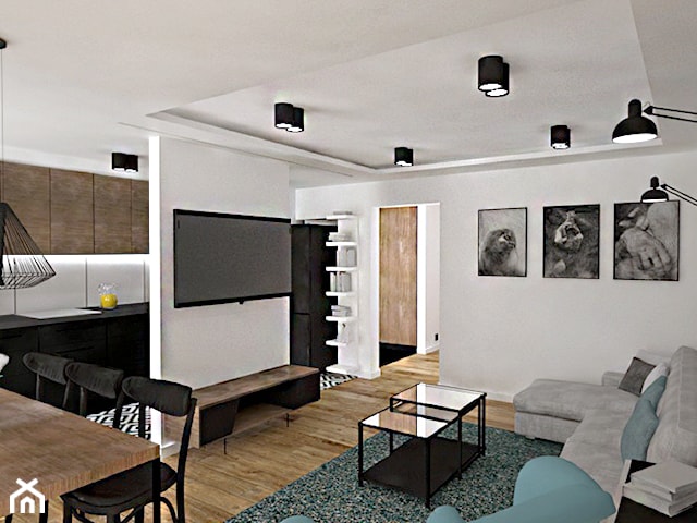Projekt mieszkania 76 m²