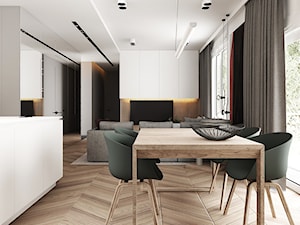Apartament w Warszawie / Mokotów/ 80 m2 - Salon, styl nowoczesny - zdjęcie od TILLA architects