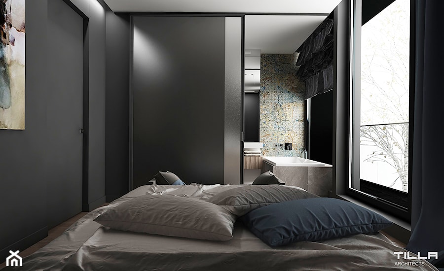QUARTA / WARSZAWA / 90M2 - Sypialnia, styl minimalistyczny - zdjęcie od TILLA architects