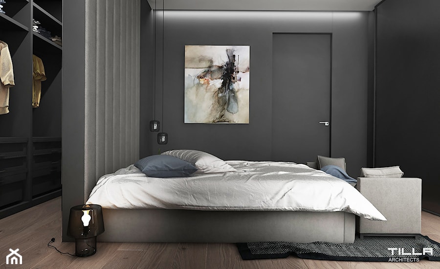 Sypialnia, styl minimalistyczny - zdjęcie od TILLA architects