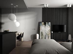 QUARTA / WARSZAWA / 90M2 - Salon, styl minimalistyczny - zdjęcie od TILLA architects