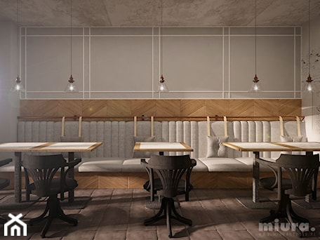 Aranżacje wnętrz - Wnętrza publiczne: Miura studio - restauracja - MIURA. Przeglądaj, dodawaj i zapisuj najlepsze zdjęcia, pomysły i inspiracje designerskie. W bazie mamy już prawie milion fotografii!