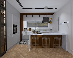 Projekt wnętrza domu nowoczesnej stodoły - Kuchnia, styl tradycyjny - zdjęcie od MATO projekt - Homebook