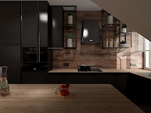 Projekt domu mieszkania na poddaszu - Kuchnia, styl industrialny - zdjęcie od MATO projekt