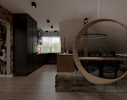 Projekt domu mieszkania na poddaszu - Kuchnia, styl industrialny - zdjęcie od MATO projekt - Homebook
