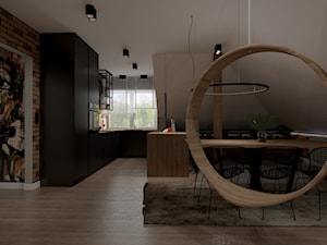Projekt domu mieszkania na poddaszu - Kuchnia, styl industrialny - zdjęcie od MATO projekt