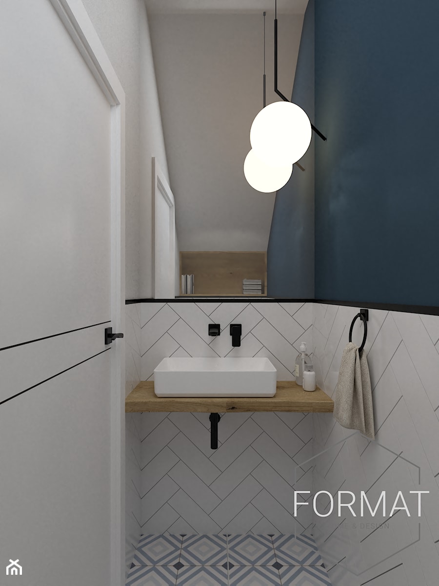 Mała łazienka - zdjęcie od Format Home & Design