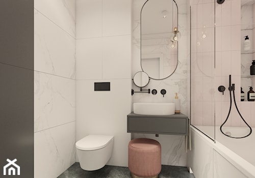 Łazienka w mieszkaniu typu studio - Mała łazienka, styl nowoczesny - zdjęcie od LATO studio