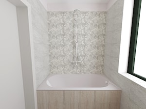 Izerska - Mała łazienka z oknem - zdjęcie od COB Interior