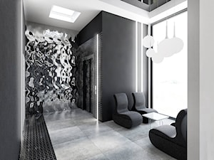 Projekty 2017 - Mały szary salon, styl nowoczesny - zdjęcie od Pracownia Aranżacji Wnętrz "O-kreślarnia"