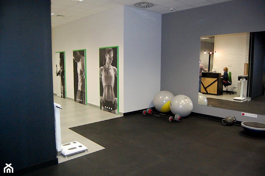 Studio fitness Just FIt - Wnętrza publiczne - zdjęcie od Pracownia Aranżacji Wnętrz "O-kreślarnia"