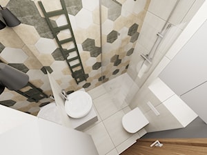 Mieszkanie 81 m2 - Łazienka, styl nowoczesny - zdjęcie od Pracownia Aranżacji Wnętrz "O-kreślarnia"