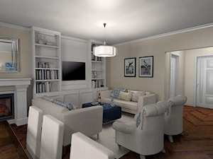 Mieszkanie w klasycznym stylu - Salon, styl tradycyjny - zdjęcie od Pracownia Aranżacji Wnętrz "O-kreślarnia"