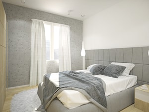 Sypialnia w ciepłym klimacie - zdjęcie od Pracownia Aranżacji Wnętrz "O-kreślarnia"