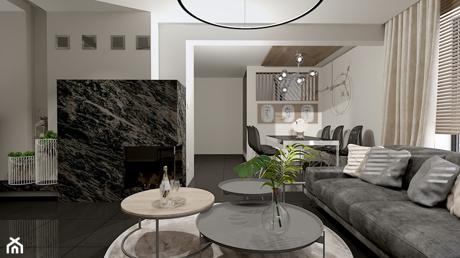 Koszalin, Fińska - Salon, styl nowoczesny - zdjęcie od Home Design Ilona Schmidt