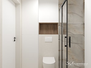 Kremowa łazienka 01 - zdjęcie od STYLOWE ARANŻACJE Studio Projektowania Wnętrz