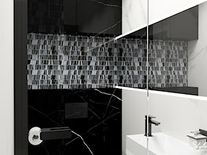 Marmurowa łazienka 01 - zdjęcie od STYLOWE ARANŻACJE Studio Projektowania Wnętrz