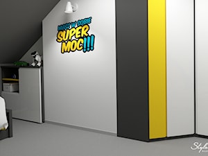 Pokój z motywem super bohatera 04 - zdjęcie od STYLOWE ARANŻACJE Studio Projektowania Wnętrz