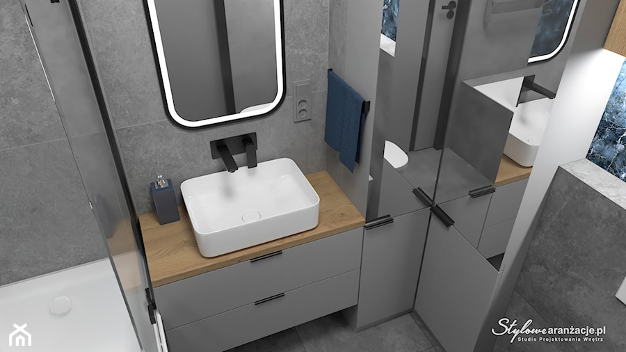 Nowoczesna łazienka - zdjęcie od STYLOWE ARANŻACJE Studio Projektowania Wnętrz