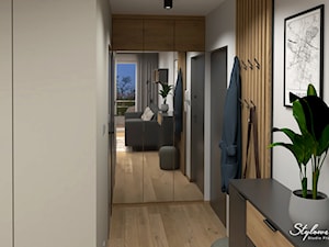 Wejście do mieszkania - zdjęcie od STYLOWE ARANŻACJE Studio Projektowania Wnętrz