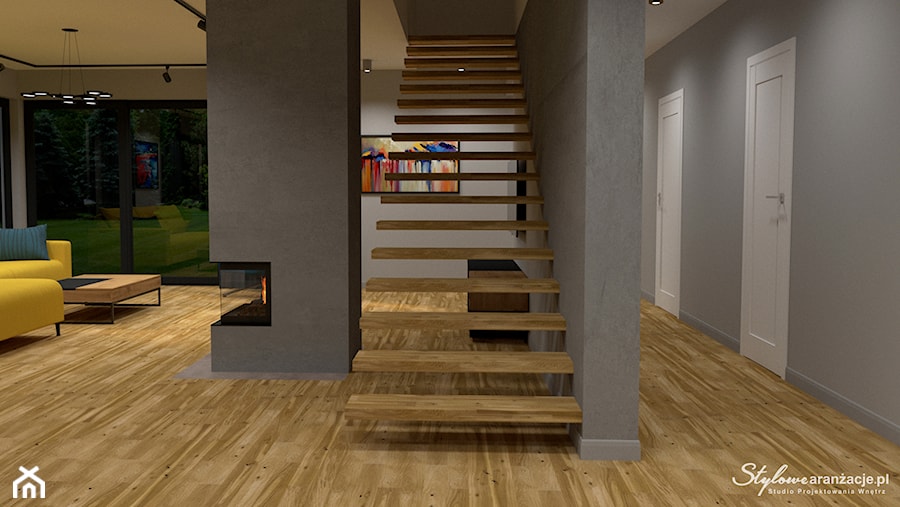 Nowoczesne schody - zdjęcie od STYLOWE ARANŻACJE Studio Projektowania Wnętrz