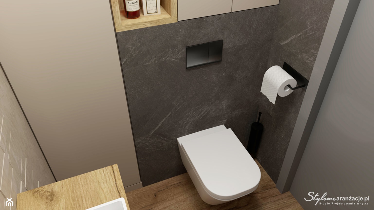 Toaleta - zdjęcie od STYLOWE ARANŻACJE Studio Projektowania Wnętrz - Homebook