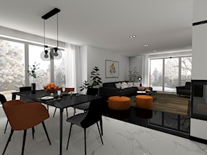 Dom w pomarańczach - Salon, styl nowoczesny - zdjęcie od BSproject