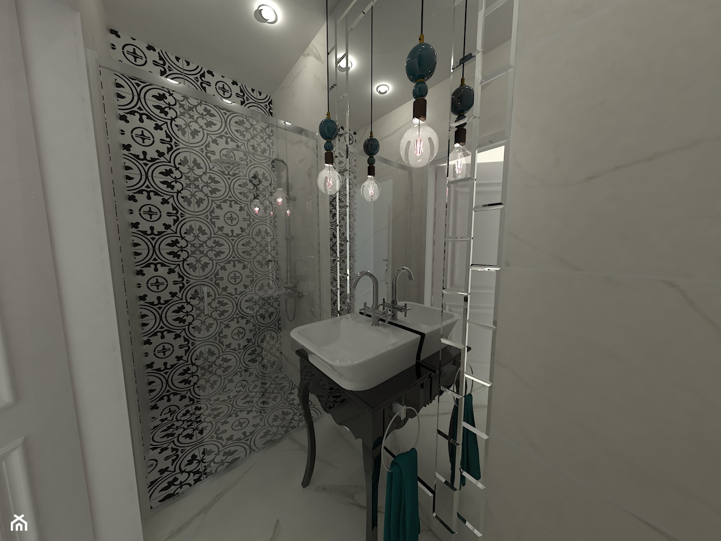 łazienka - zdjęcie od Pracownia Projektowa Ładne Wnętrza - Homebook