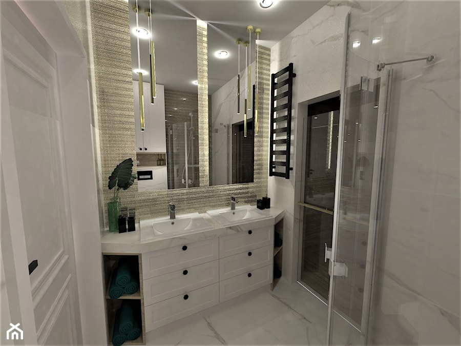 łazienka - zdjęcie od Pracownia Projektowa Ładne Wnętrza