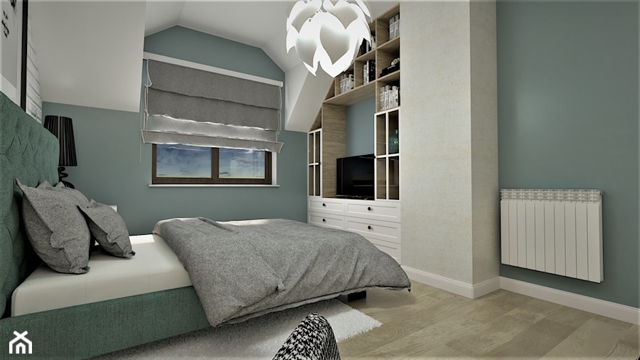 Sypialnia gościnna - zdjęcie od Pracownia Projektowa Ładne Wnętrza