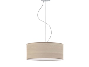 Designerska lampa wisząca HAJFA ECO z fornirowym abażurem - zdjęcie od LYSNE.PL