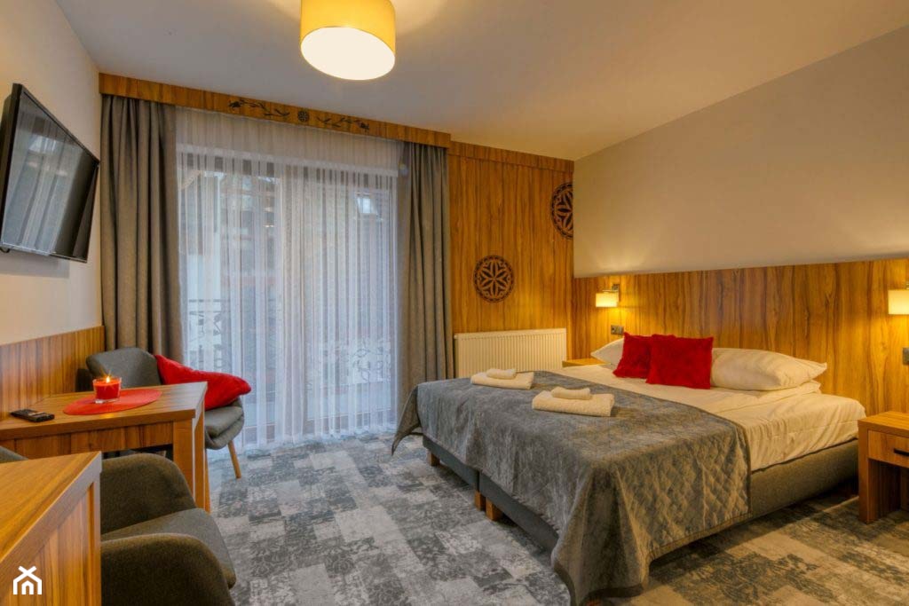 Hotel WILLA MARTI GOLD w Zakopanem - Sypialnia, styl skandynawski - zdjęcie od LYSNE.PL - Homebook