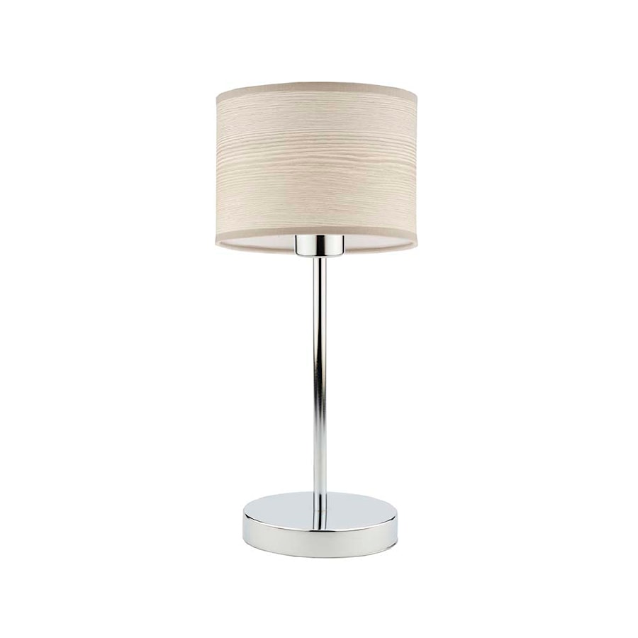 Lampa stołowa do salonu NICEA ECO w kolorze dębu bielonego - zdjęcie od LYSNE.PL