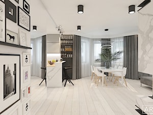 Projekt domu jednorodzinnego- GAJ - Jadalnia, styl nowoczesny - zdjęcie od ArchiVR Bartlomiej Rakowski