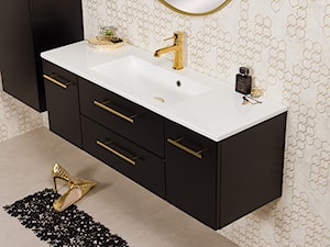 Belli Gold - Duża z lustrem łazienka, styl glamour - zdjęcie od Gante
