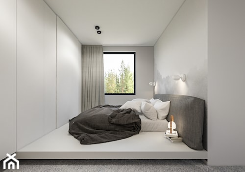 80. Wilno - Sypialnia, styl minimalistyczny - zdjęcie od am.home