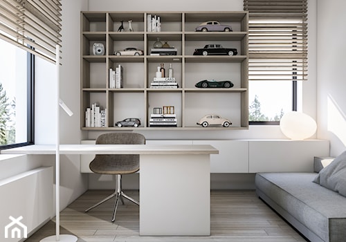 113. MM - Biuro, styl minimalistyczny - zdjęcie od am.home