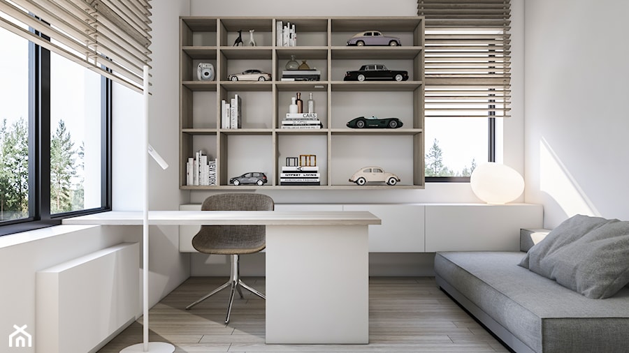113. MM - Biuro, styl minimalistyczny - zdjęcie od am.home