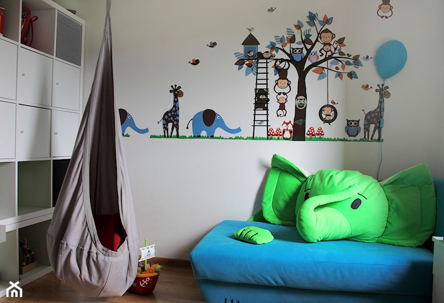 Pokój dzieci - Średni biały pokój dziecka dla dziecka dla chłopca, styl nowoczesny - zdjęcie od architektura&wnętrza Monika Kowalewska Pracownia Projektowa
