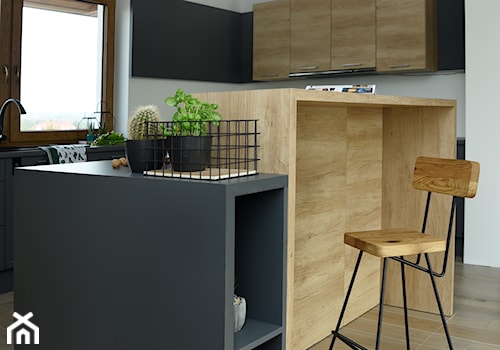 Loft Kitchen - zdjęcie od architektura&wnętrza Monika Kowalewska Pracownia Projektowa
