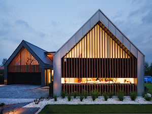 Dwie stodoły w Tychach - Domy, styl minimalistyczny - zdjęcie od RS+ Robert Skitek