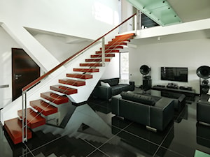 dom xv - Salon, styl nowoczesny - zdjęcie od RS+ Robert Skitek