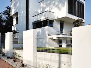 dom xv - Duże dwupiętrowe nowoczesne domy pasywne murowane, styl nowoczesny - zdjęcie od RS+ Robert Skitek
