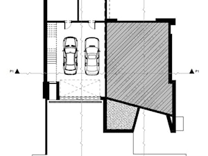 Dolna kondygnacja domu jednorodzinnego - zdjęcie od BIAMS Budownictwo i Architektura Marcin Sieradzki - projektant, architekt