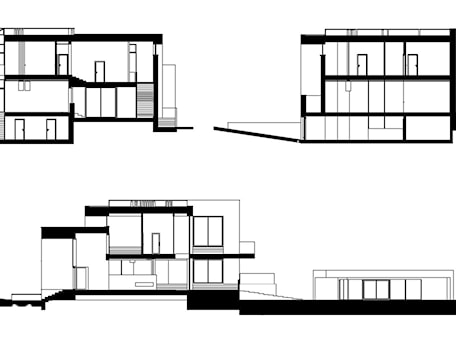 Aranżacje wnętrz - Hol / Przedpokój: Przekrój przez budynek jednorodzinny - BIAMS Budownictwo i Architektura Marcin Sieradzki - projektant, architekt. Przeglądaj, dodawaj i zapisuj najlepsze zdjęcia, pomysły i inspiracje designerskie. W bazie mamy już prawie milion fotografii!