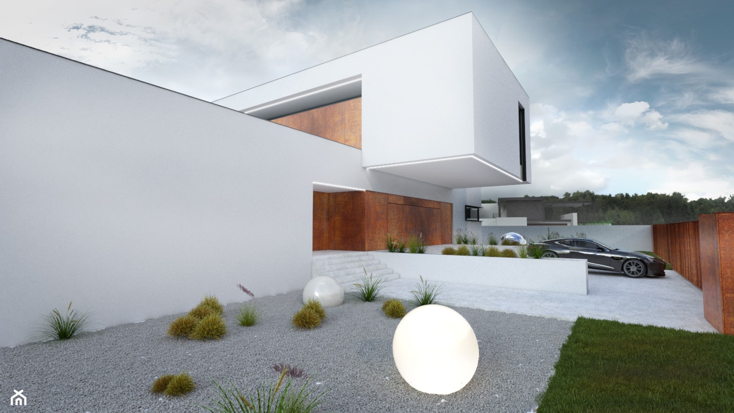 Projekt domu jednorodzinnego - zdjęcie od BIAMS Budownictwo i Architektura Marcin Sieradzki - projektant, architekt - Homebook