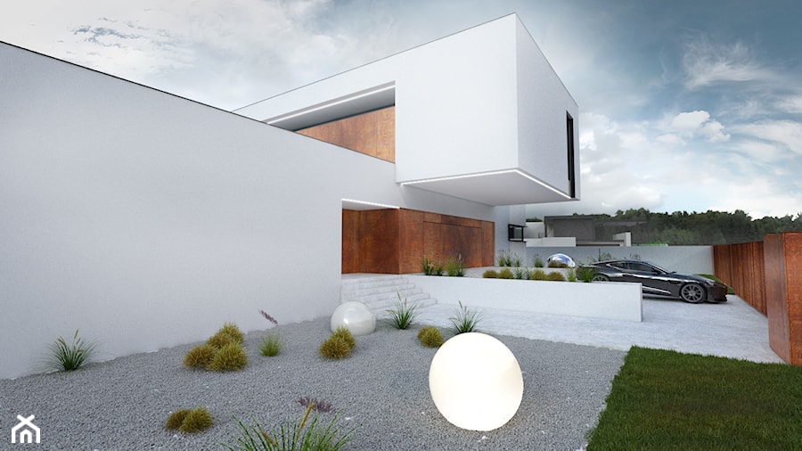 Projekt domu jednorodzinnego - zdjęcie od BIAMS Budownictwo i Architektura Marcin Sieradzki - projektant, architekt