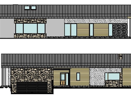 Aranżacje wnętrz - Taras: Nowoczesna elewacja - BIAMS Budownictwo i Architektura Marcin Sieradzki - projektant, architekt. Przeglądaj, dodawaj i zapisuj najlepsze zdjęcia, pomysły i inspiracje designerskie. W bazie mamy już prawie milion fotografii!