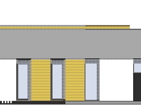 Aranżacje wnętrz - Domy: elewacja od ogrodu tylna - BIAMS Budownictwo i Architektura Marcin Sieradzki - projektant, architekt. Przeglądaj, dodawaj i zapisuj najlepsze zdjęcia, pomysły i inspiracje designerskie. W bazie mamy już prawie milion fotografii!